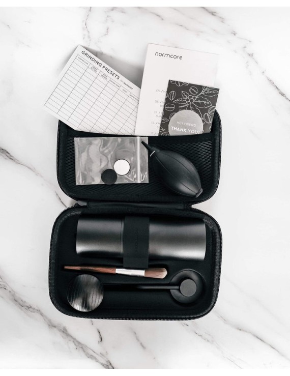 Normcore Manual Coffee Grinder V2 with Carrying Case