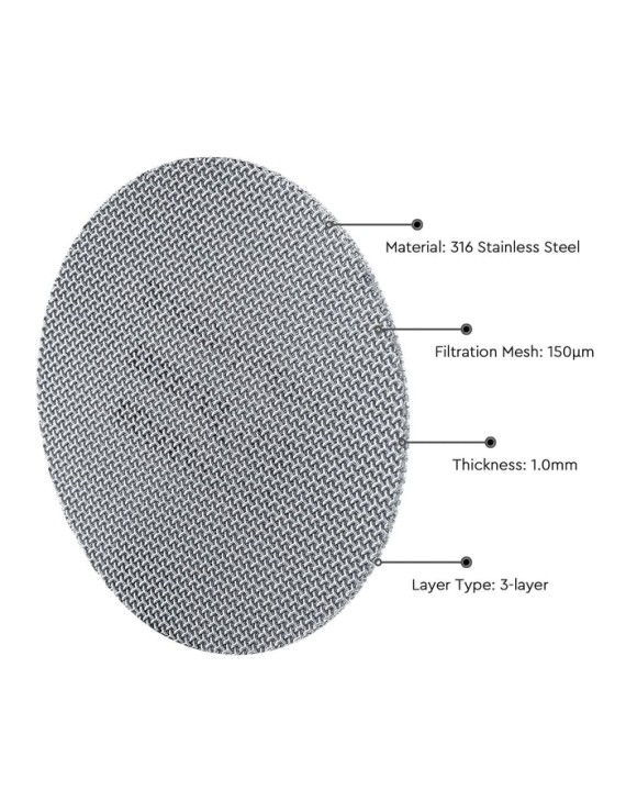 Normcore / 2 Packs Puck Screen With Stand - 1.7mm / 1.0mm Thickness 150μm Mesh