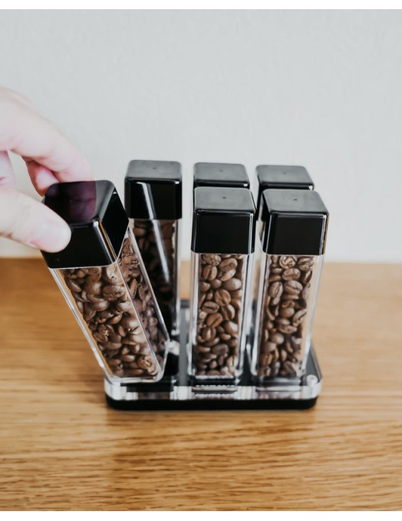 Normcore / 6 TUBES COFFEE BEAN CELLARS WITH STAND
