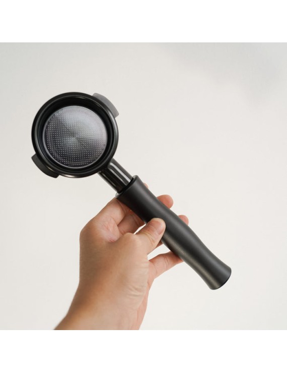 Normcore Bottomless Portafilter With Titanium PVD Coating Portafilter Head