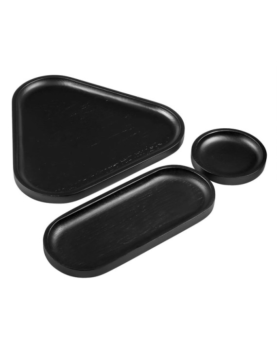 Normcore Barista Trays Bundle (3-Piece Set) - Coffee & Tea Serving Trays for Home, Café, Office