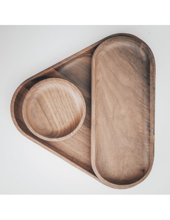 Normcore Barista Trays Bundle (3-Piece Set) - Coffee & Tea Serving Trays for Home, Café, Office
