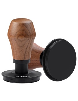 Normcore V4 Spring-loaded Tamper  - WALNUT - Titanium PVD Coating Base