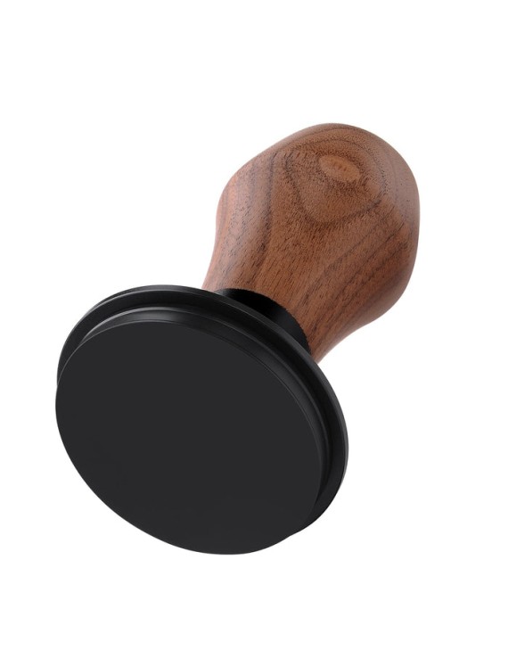 Normcore V4 Spring-loaded Tamper  - WALNUT - Titanium PVD Coating Base