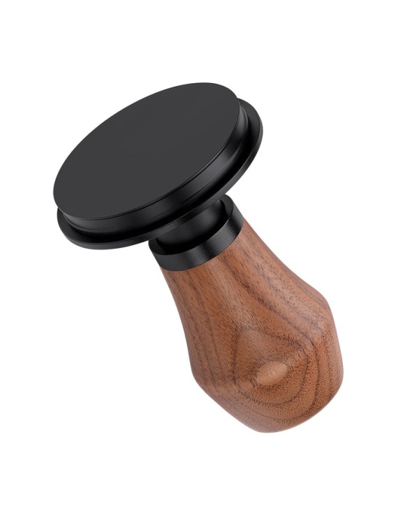 Normcore V4 Spring-loaded Tamper  - WALNUT - Titanium PVD Coating Base