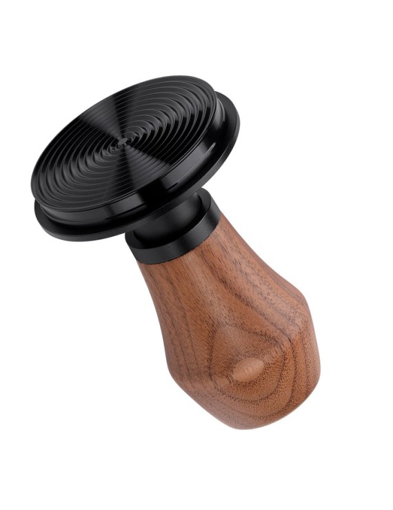 Normcore V4 Spring-loaded Tamper  - WALNUT - Titanium PVD Coating Base
