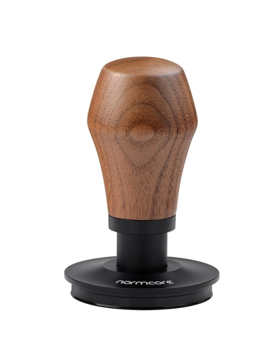Normcore V4 Spring-loaded Tamper  - WALNUT - Titanium PVD Coating Base