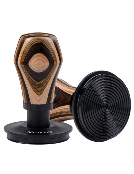 Normcore / V4 Spring-loaded Tamper  - Colorful Wood  - Titanium PVD Coating Base