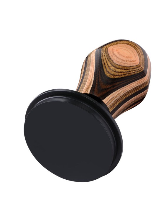 Normcore / V4 Spring-loaded Tamper  - Colorful Wood  - Titanium PVD Coating Base