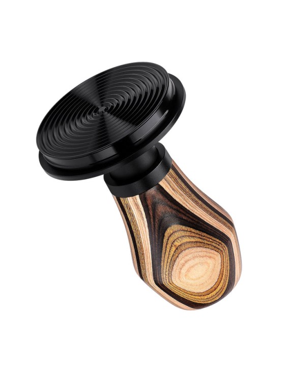 Normcore / V4 Spring-loaded Tamper  - Colorful Wood  - Titanium PVD Coating Base