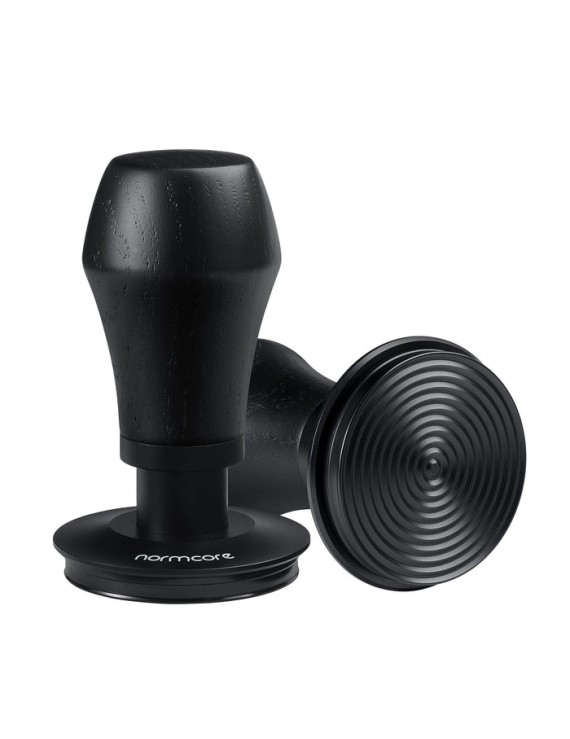 Normcore V4 Spring-loaded Tamper  - OAK - Titanium PVD Coating Base