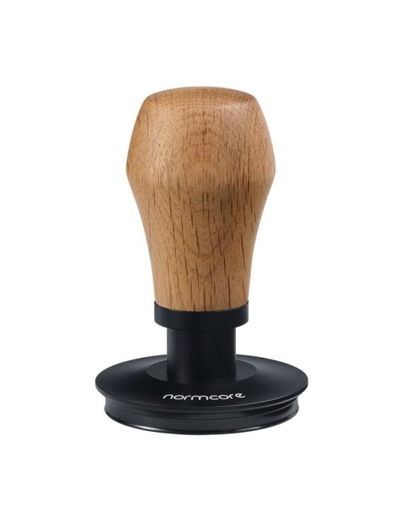 Normcore V4 Spring-loaded Tamper  - OAK - Titanium PVD Coating Base