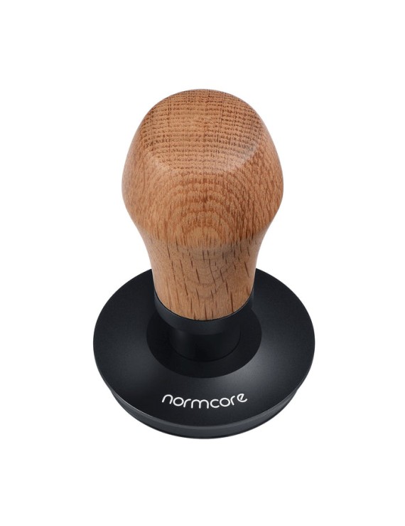 Normcore V4 Spring-loaded Tamper  - OAK - Titanium PVD Coating Base