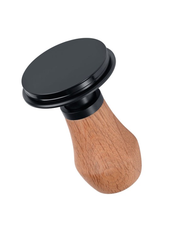 Normcore V4 Spring-loaded Tamper  - OAK - Titanium PVD Coating Base