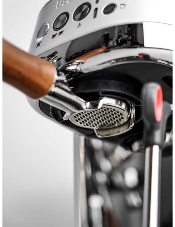 Normcore Slim Bottomless Portafilter with Upgraded Walnut Wood Handle