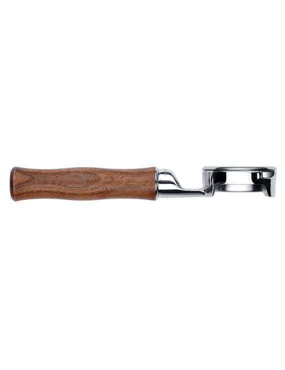 Normcore Slim Bottomless Portafilter with Upgraded Walnut Wood Handle